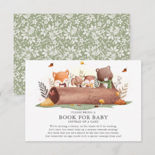 Woodland Animals Boek voor Baby Informatiekaartje
