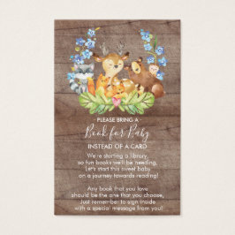 Woodland Animals Boek voor Baby Kaart