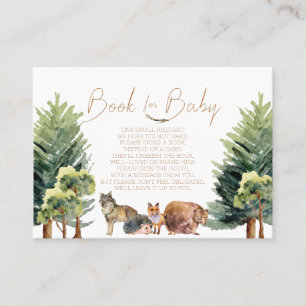 Woodland Animals   Boek voor Kaart Baby   Wh. Plaatskaartje