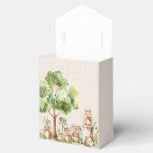 Woodland Animals Boho Boy Baby shower Bedankdoosjes (Geopend)