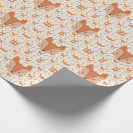 Woodland Animals Boho Design Fox Cadeaupapier