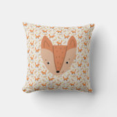 Woodland Animals Boho Design Fox Kussen (Voorkant)