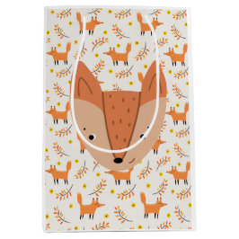 Woodland Animals Boho Design Fox Medium Cadeauzakje