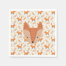 Woodland Animals Boho Design Fox