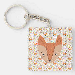 Woodland Animals Boho Design Sleutelhanger