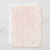 Woodland Animals Boho Pastel Meisje 1e Verjaardag Kaart (Achterkant)