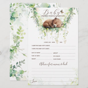 Woodland Animals Bos groen Baby shower spel