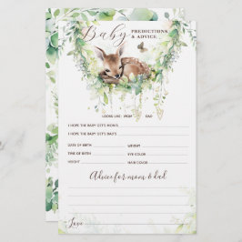 Woodland Animals Bos groen Baby shower spel