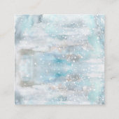 Woodland Animals Boy Baby shower Diaper Informatiekaartje (Achterkant)