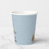 Woodland Animals Boy Baby shower Papieren Bekers (Links)