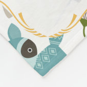 Woodland Animals Custom Kinder Photoblanket Fleece Deken (Hoek)