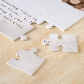 Woodland Animals Custom Monogram Legpuzzel (Zijkant)