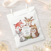 Woodland Animals Cute Baby shower Hartelijk dank Bedankzakje (Geknipt)