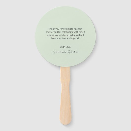 Woodland Animals Cute Gender Neutral Baby shower Handwaaier (Achterkant)