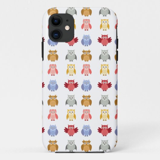Woodland Animals Cute Owls Modern Case-Mate iPhone Case (Achterkant)