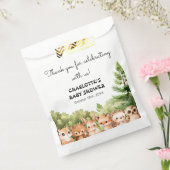 Woodland Animals Dank u Baby shower Bedankzakje (Gezegeld)