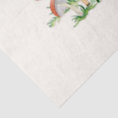 Woodland Animals Deer Fox Hegg Birth Stats Tissuepapier (Detail)