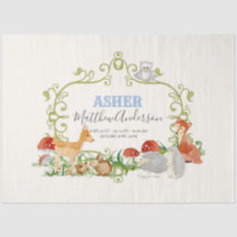 Woodland Animals Deer Fox Hegg Birth Stats