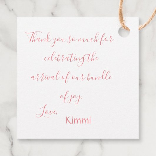 Woodland Animals Deer Waterverf Hartelijk dank Bedankjes Labels (Achterkant)