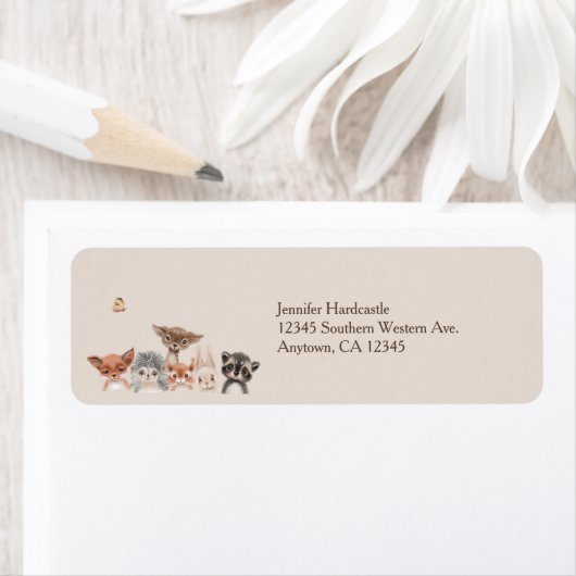 Woodland Animals Etiket (Insitu)