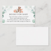 Woodland Animals Eucalyptus Baby Request Informatiekaartje (Voorkant / Achterkant)