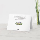 Woodland Animals Evening Wedding Invitation Kaart (Achterkant)