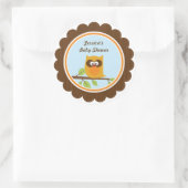 Woodland Animals Favor Bag Label Sticker (Tas)