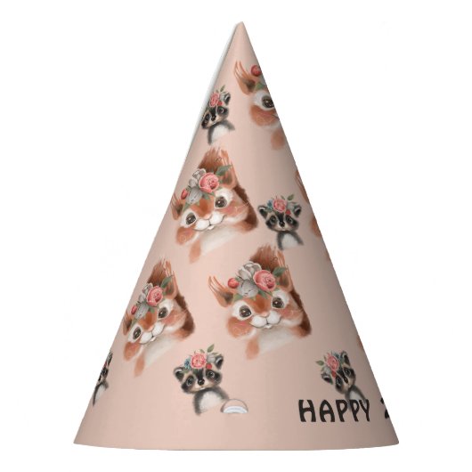 Woodland Animals Feesthoedjes (Links)