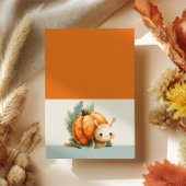 Woodland Animals Festive Autumn Kids' Birthday Kaart