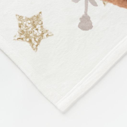 Woodland Animals Fleece Deken (Hoek)