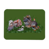 Woodland Animals Flexi Magnet Magneet (Horizontaal)
