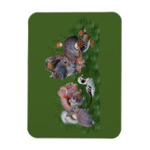 Woodland Animals Flexi Magnet Magneet (Verticaal)