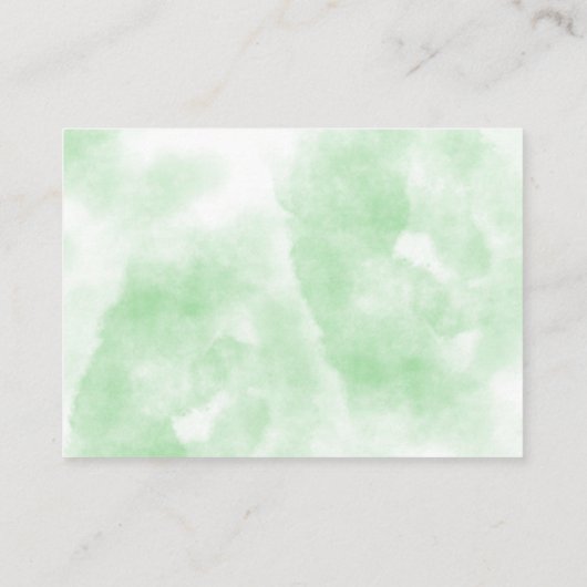 Woodland Animals Forest Baby shower Advies Kaart (Achterkant)