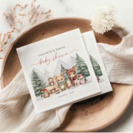 Woodland Animals Forest Baby shower servetten