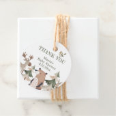 Woodland Animals Forest beer Dank u Bedankjes Labels (In situ)