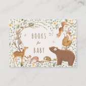 Woodland Animals Forest Friends Boeken voor Baby Informatiekaartje (Voorkant)