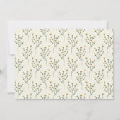 Woodland Animals Forest Party 1e Verjaardag Foto Kaart (Achterkant)