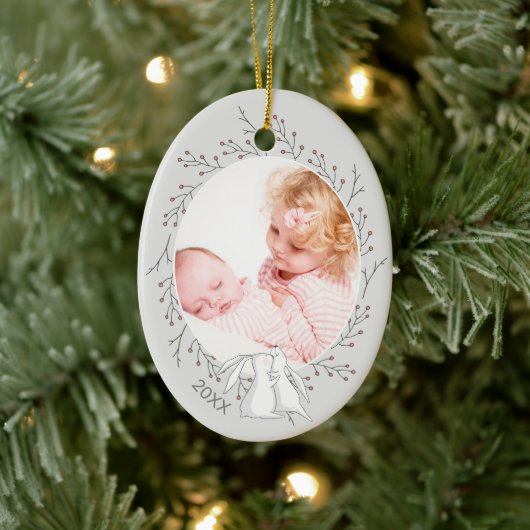 Woodland Animals | Foto Keramisch Ornament (Boom)