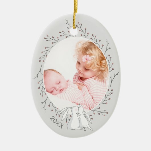 Woodland Animals | Foto Keramisch Ornament (Voorkant)