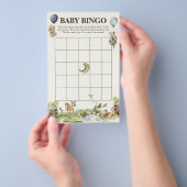 Woodland Animals Geslacht Neutraal Baby Bingogame Flyer (Hand)