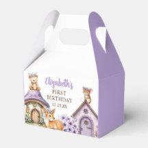 Woodland Animals Girl 1st Birthday Party