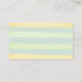 Woodland Animals Green Car Luier Raffle Ticket Informatiekaartje (Achterkant)