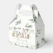 Woodland Animals Greeneral Neutral Baby shower Bedankdoosjes (Achterkant)