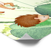 Woodland Animals Greenery Eucalyptus Council Game Poster (Hoek)