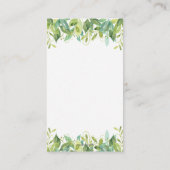 Woodland Animals Greenery Forest Boy brengt een bo Informatiekaartje (Achterkant)