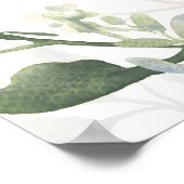 Woodland Animals Greenery Gold Forest Welcome Baby Poster (Hoek)