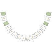 Woodland Animals Greenery Het is een Jongen Baby s Vlaggetjes (Alle)