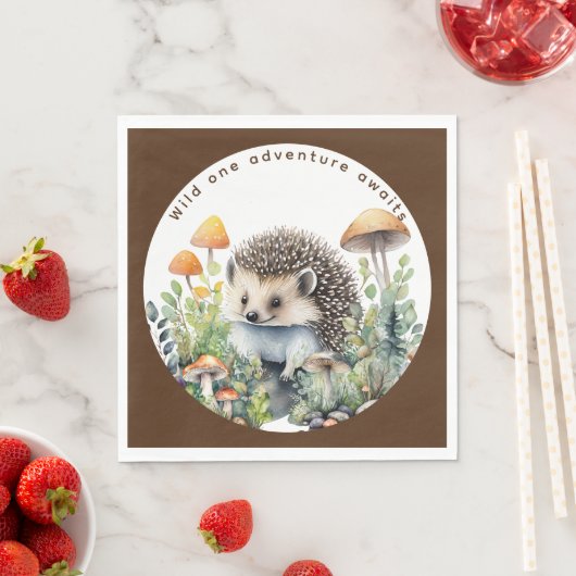 Woodland Animals Hedgehog Partyware Decor Eetkamer Servet