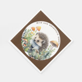 Woodland Animals Hedgehog Partyware Decor Eetkamer Servet