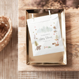 Woodland Animals Herfst Herfst Baby shower Snack Bedankzakje